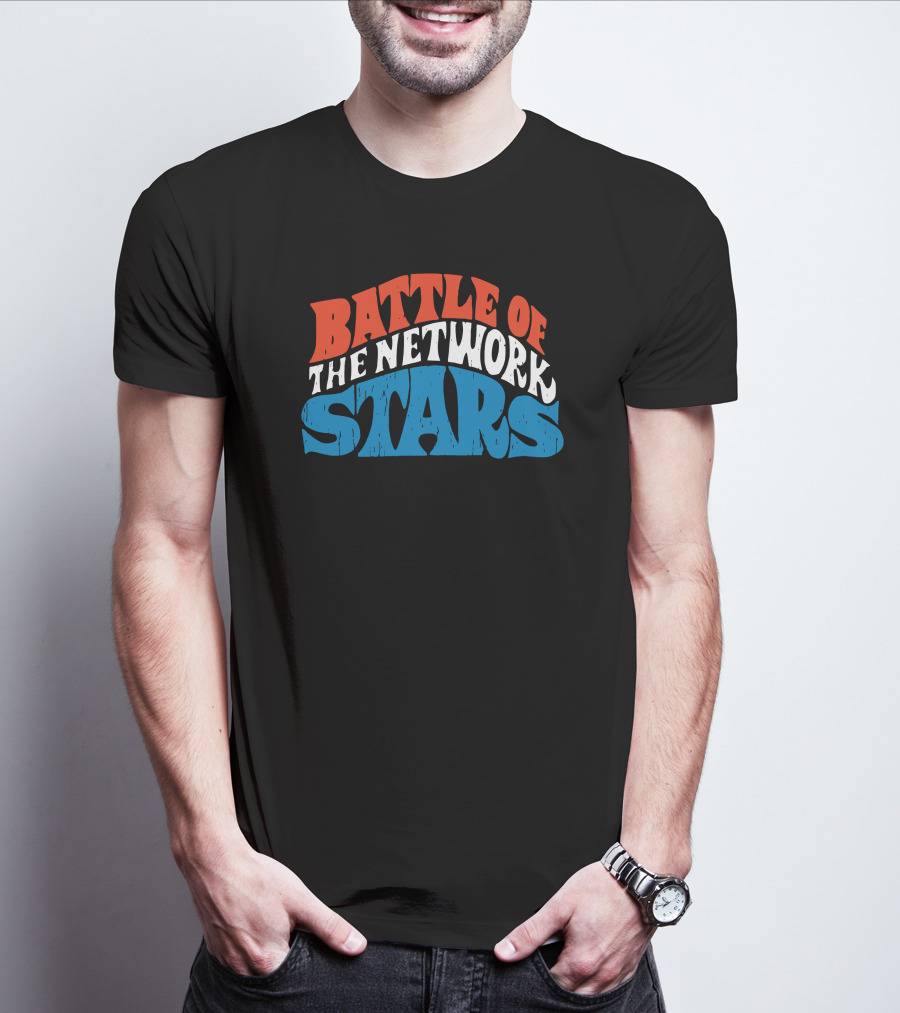 Battle Of The Network Stars Vintage Retro Television Competition T-Shirt