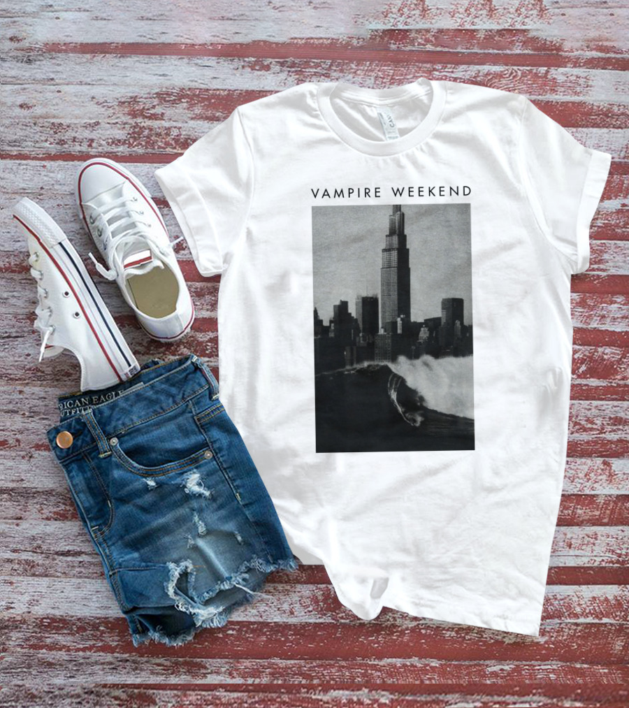 Vampire Weekend New York City Wave Tower T-Shirt
