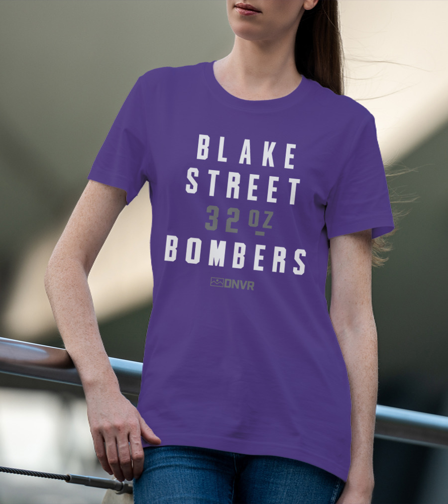 BLAKE STREET 32 Oz BOMBERS DNVR T-Shirt