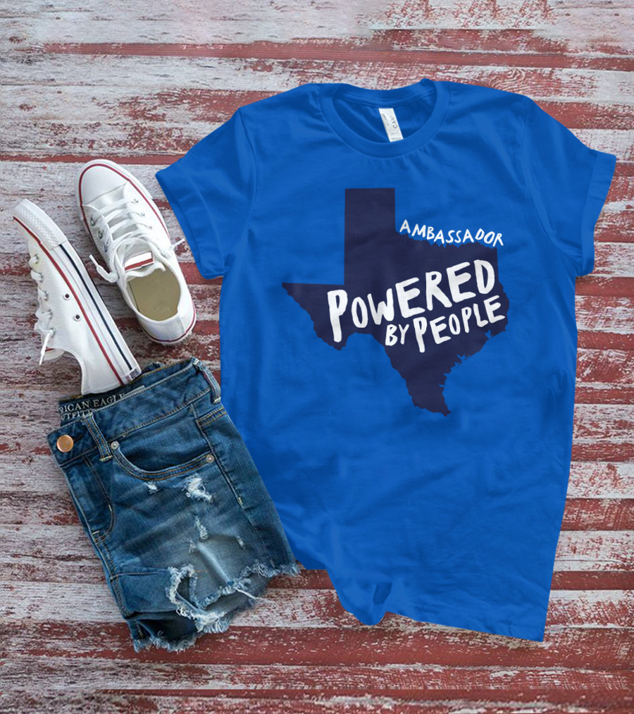 Ambassador Powered By People Texas Map T-Shirt