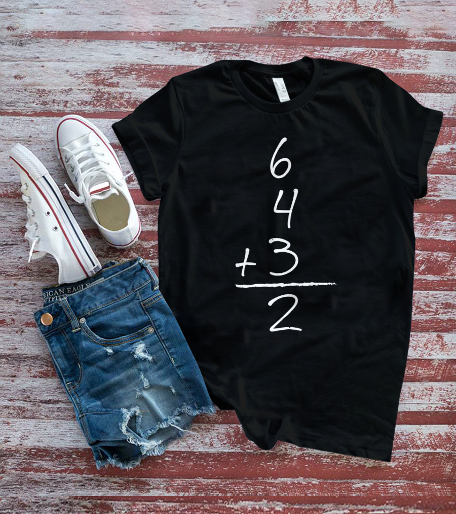Baseballism 6432 Double Play Math Equation T-Shirt