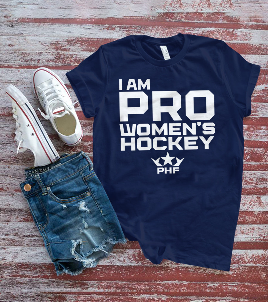 Arizona Coyotes I Am Pro Women's Hockey PHF T-Shirt