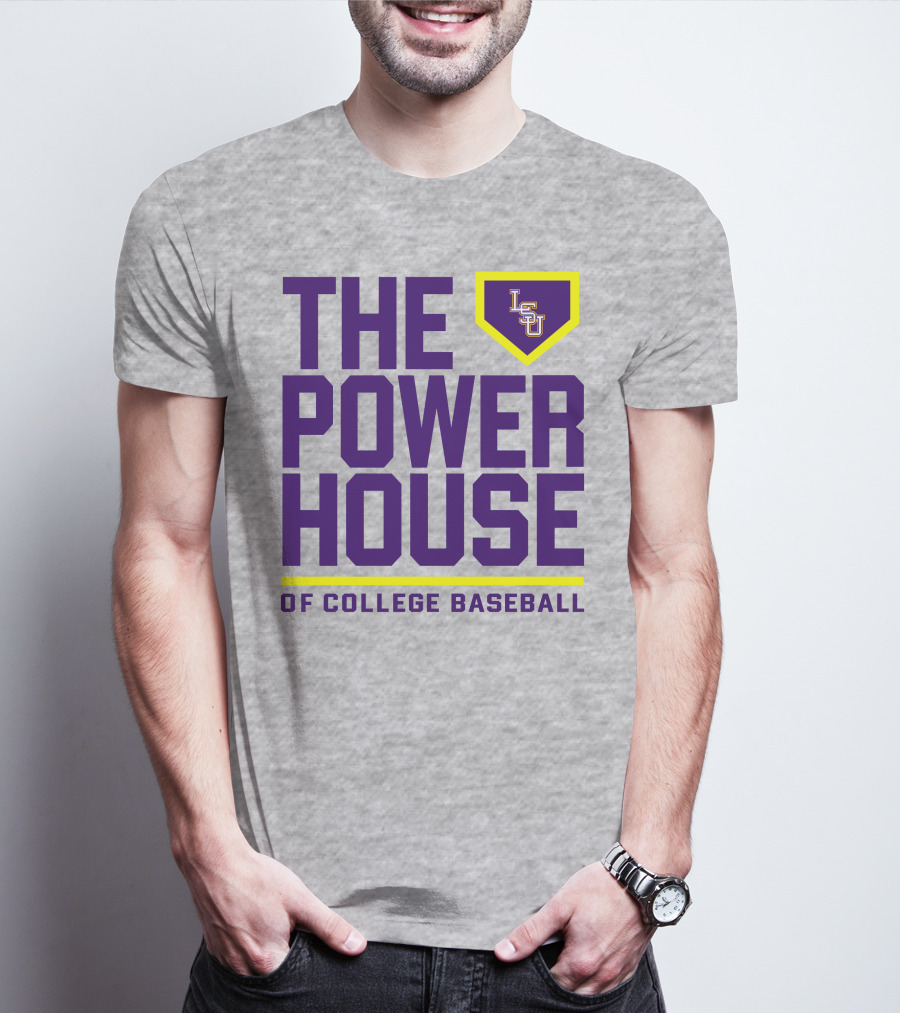 LSU The Power House Of College Baseball T-Shirt