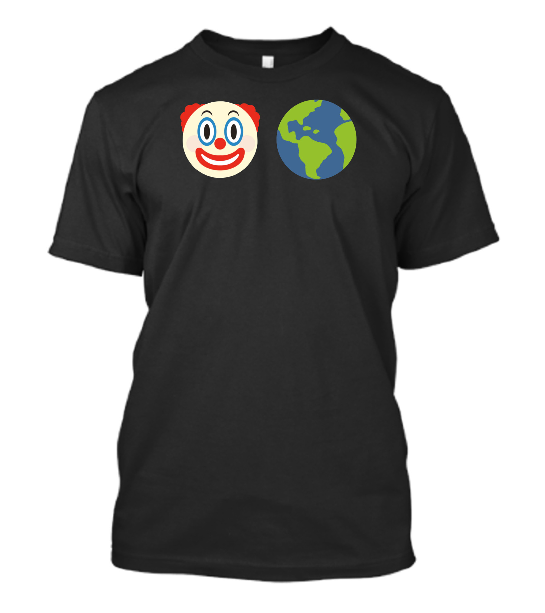 Clown World Honk Honk Emoji Face Earth T-Shirt