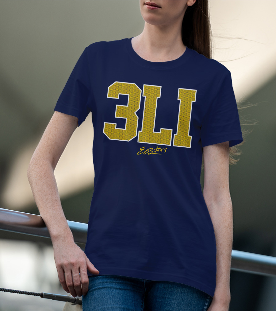 3Li Eli Brooks E63 #55 The Players Trunk Store T-Shirt