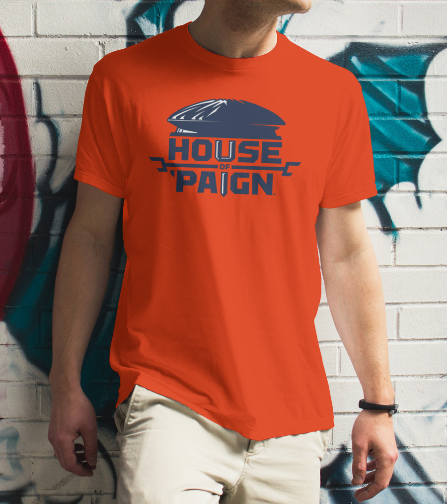 House Of 'Paign TBT University Of Illinois Basketball Helmet T-Shirt