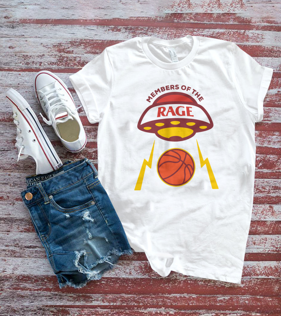 Members Of The Rage UFO Basketball Lightning T-Shirt