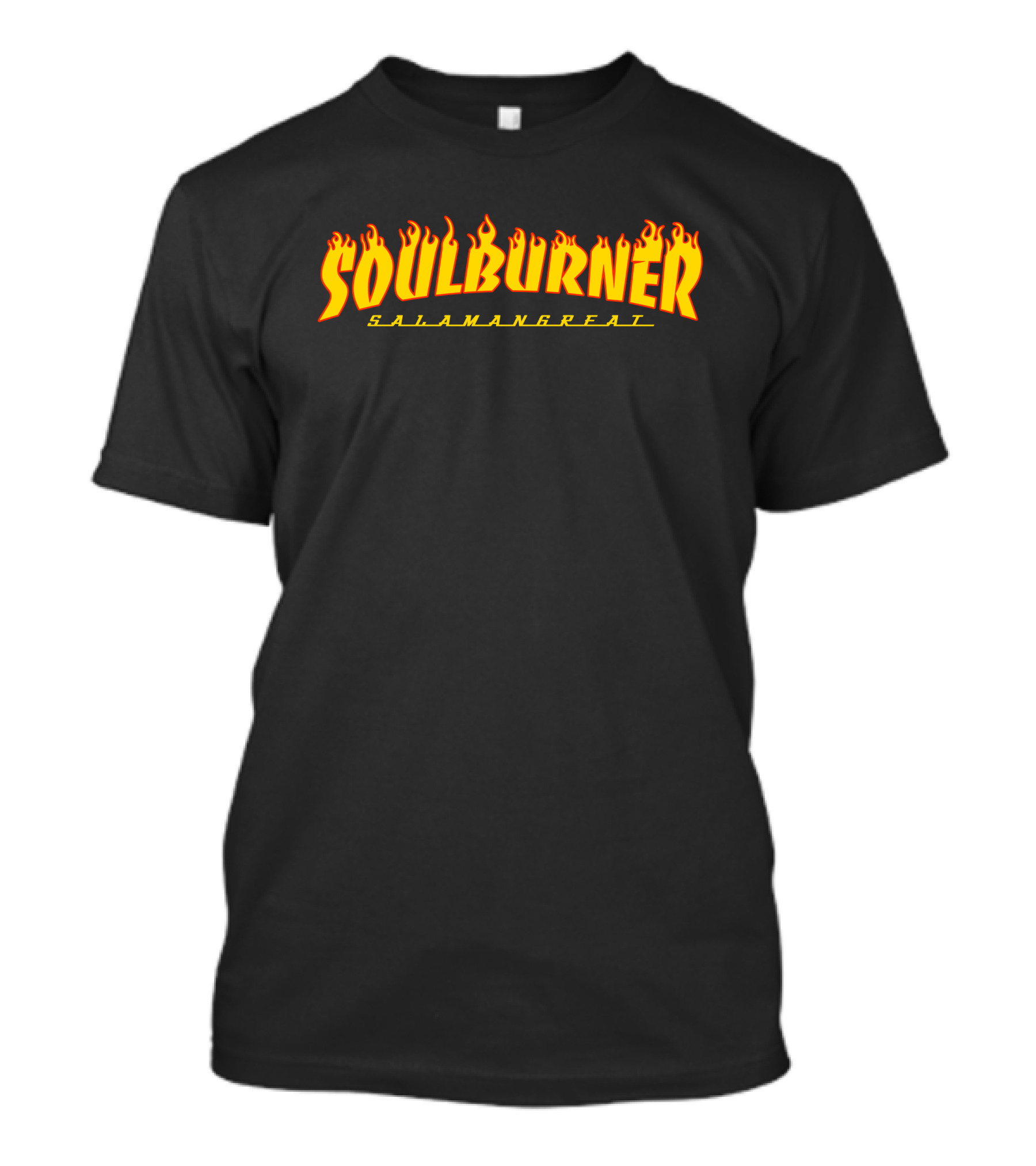 Soulburner Salamangreat Fiery Flame Text T-Shirt