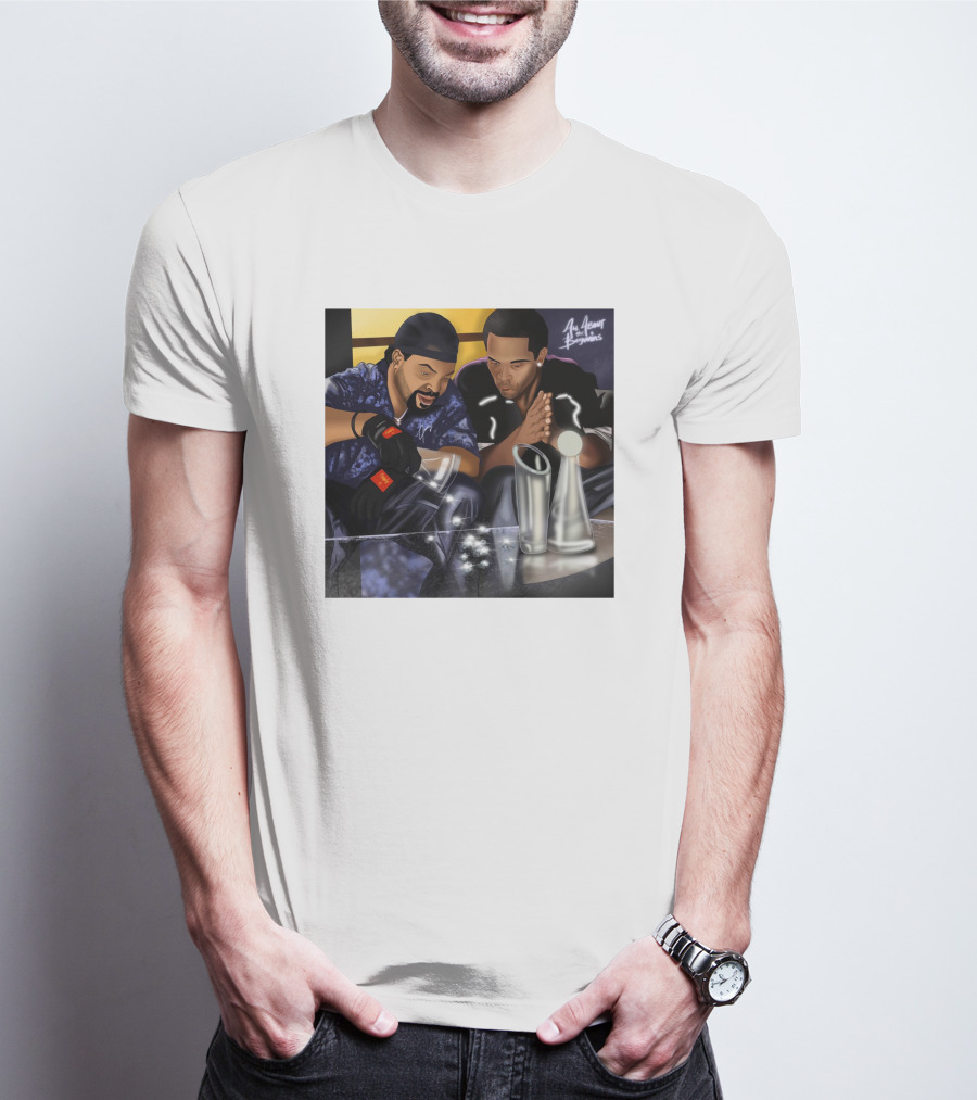 20 Years All About The Benjamins Ice Cube Mike Win On Set Scènes All About The Benjamins T-Shirt