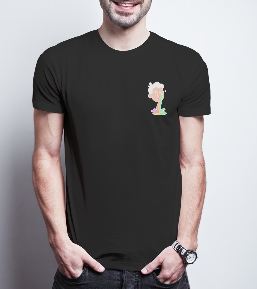 Doodles Merch Mascot Rainbow Vomit T-Shirt