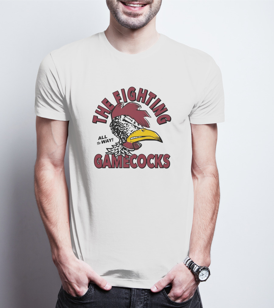 Corey Rucker South Carolina The Fighting Gamecocks All The Way T-Shirt