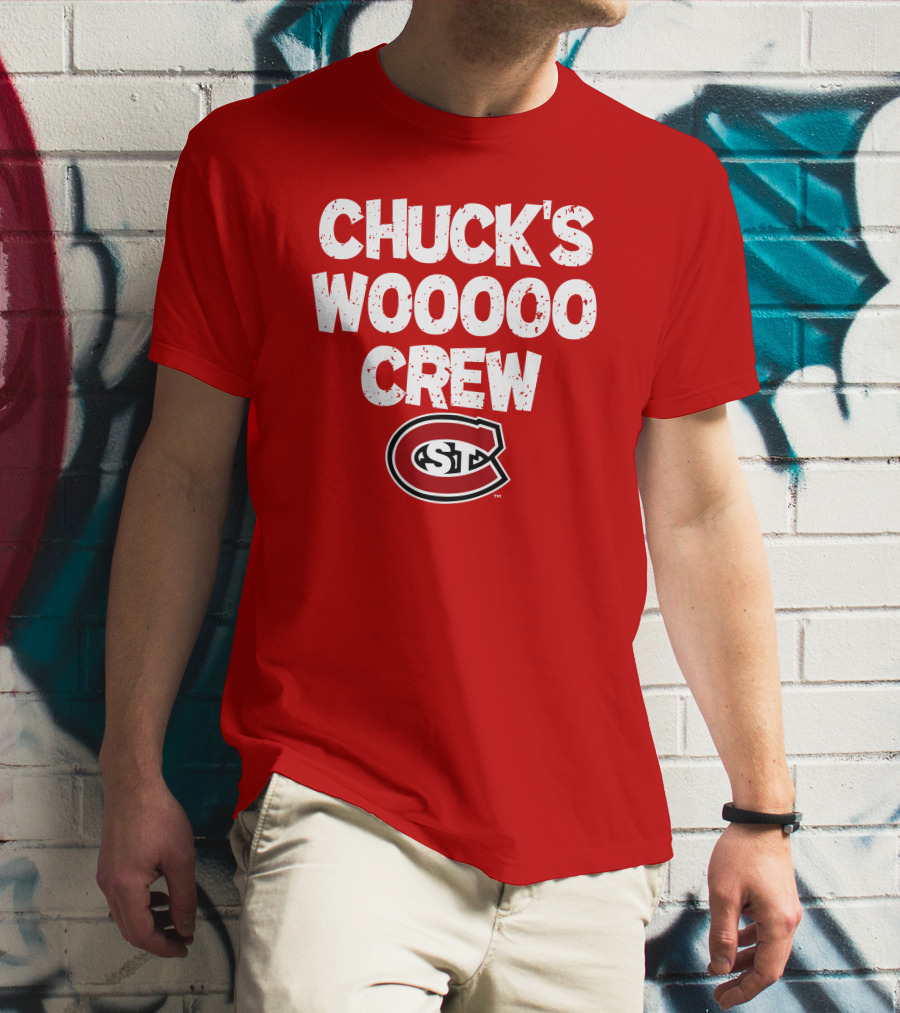 St. Cloud State Huskies Chuck's Wooooo Crew SCSU T-Shirt