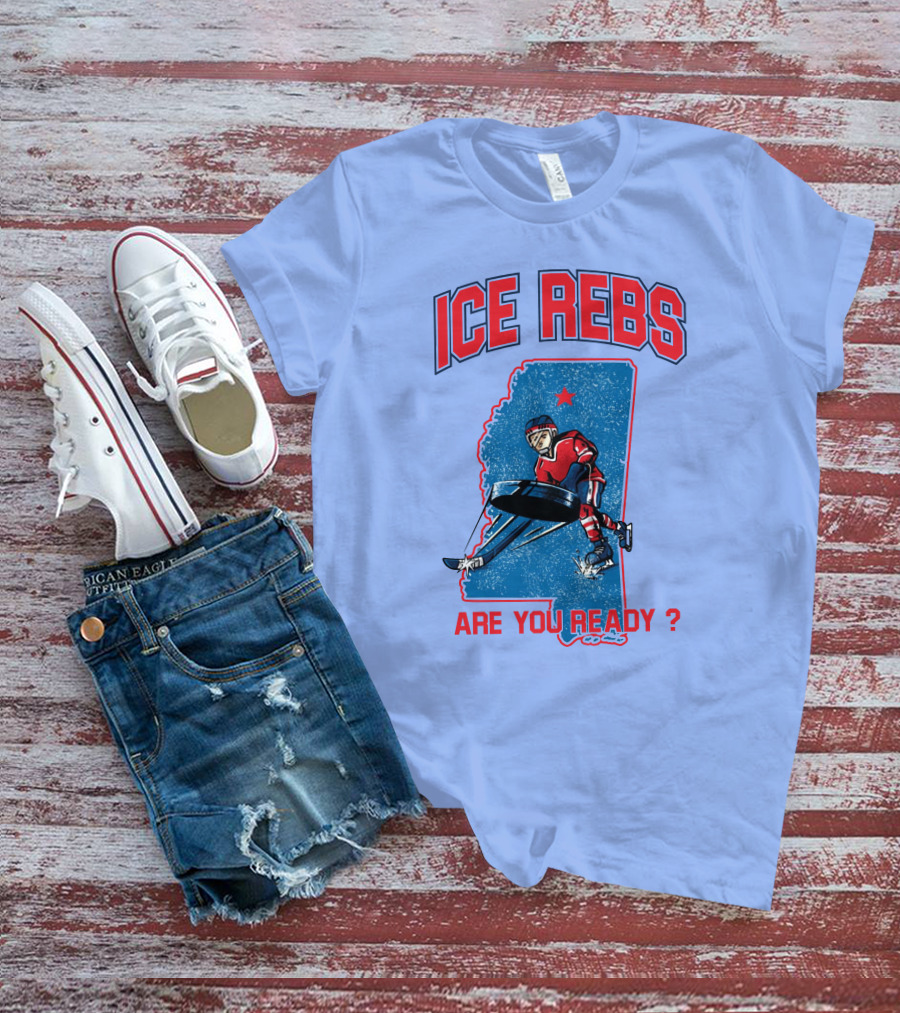 Ole Miss Ice Hockey Ice Rebs Are You Ready? T-Shirt