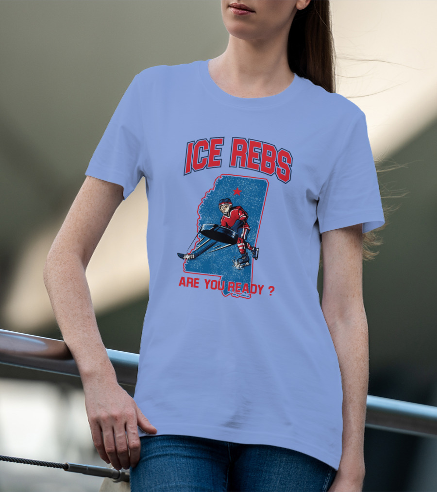 Ole Miss Ice Hockey Ice Rebs Are You Ready? T-Shirt