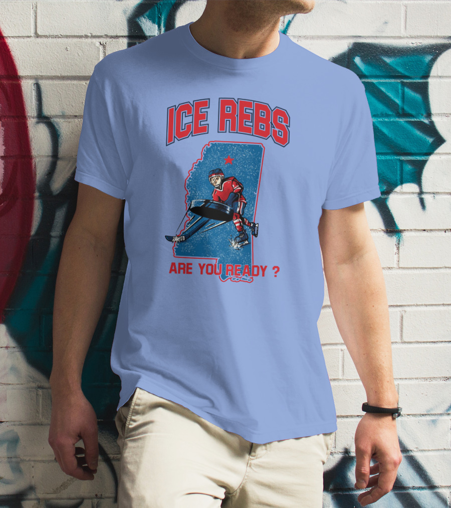 Ole Miss Ice Hockey Ice Rebs Are You Ready? T-Shirt