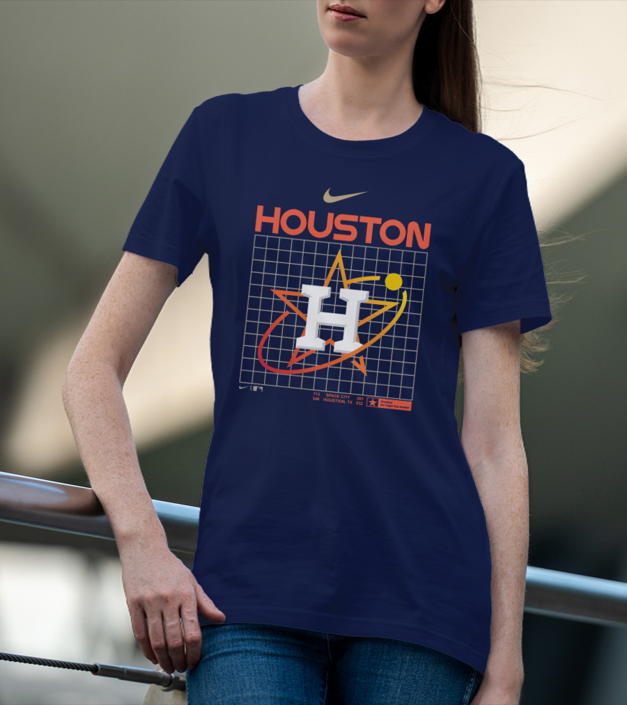 HOUSTON Astros Space City Houston TX MLB The Eagle Has Landed T-Shirt