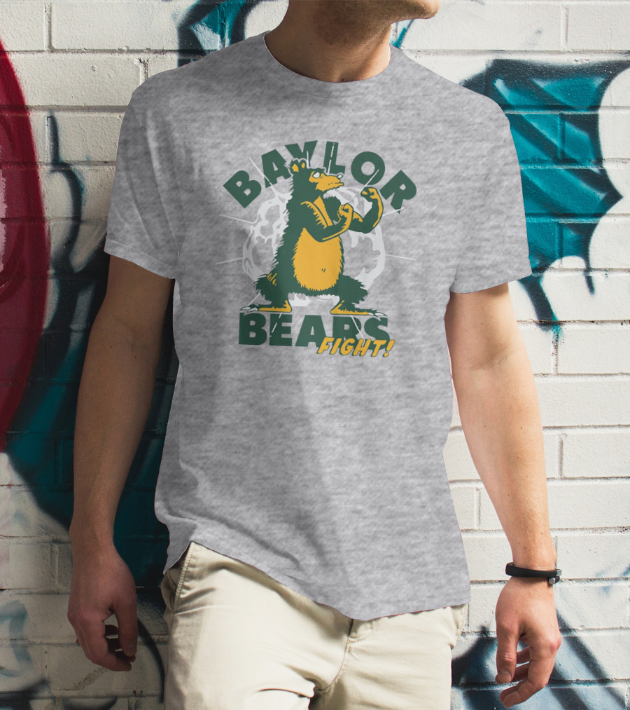 Baylor Bears Fight Vintage Style Homefield Store T-Shirt