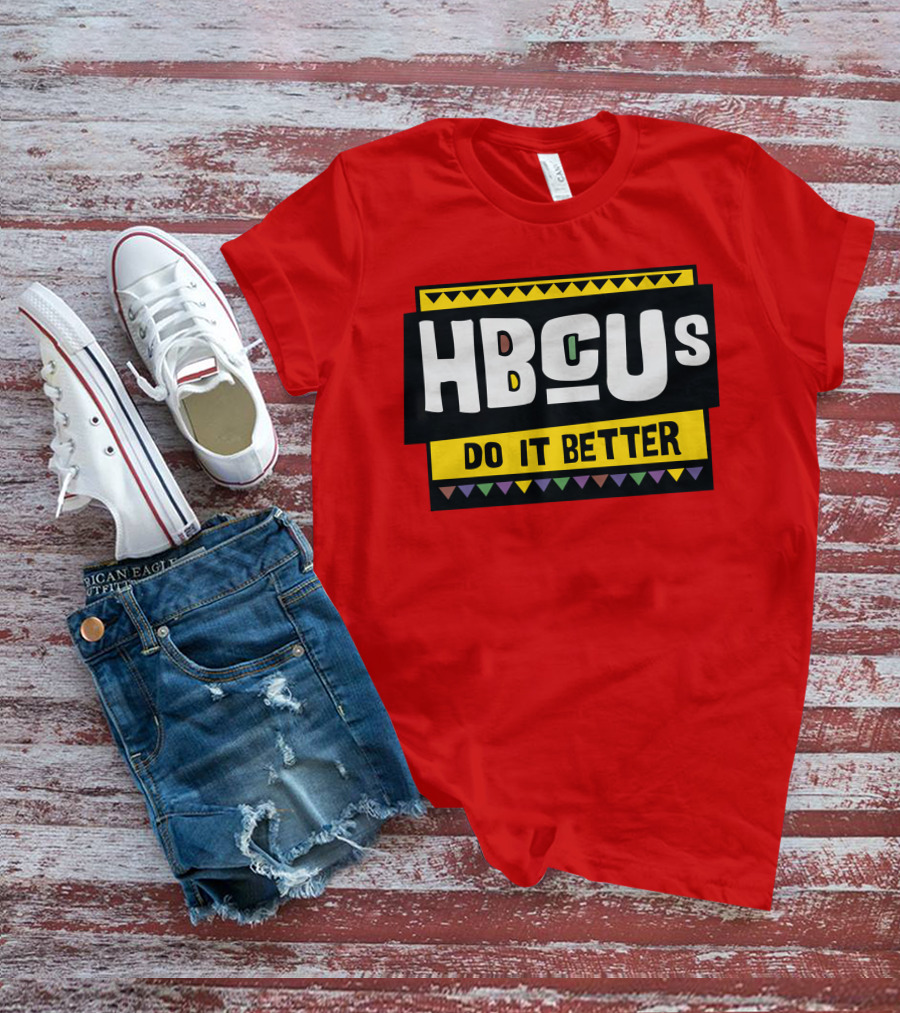 Hbcus Do It Better African Pattern Style T-Shirt