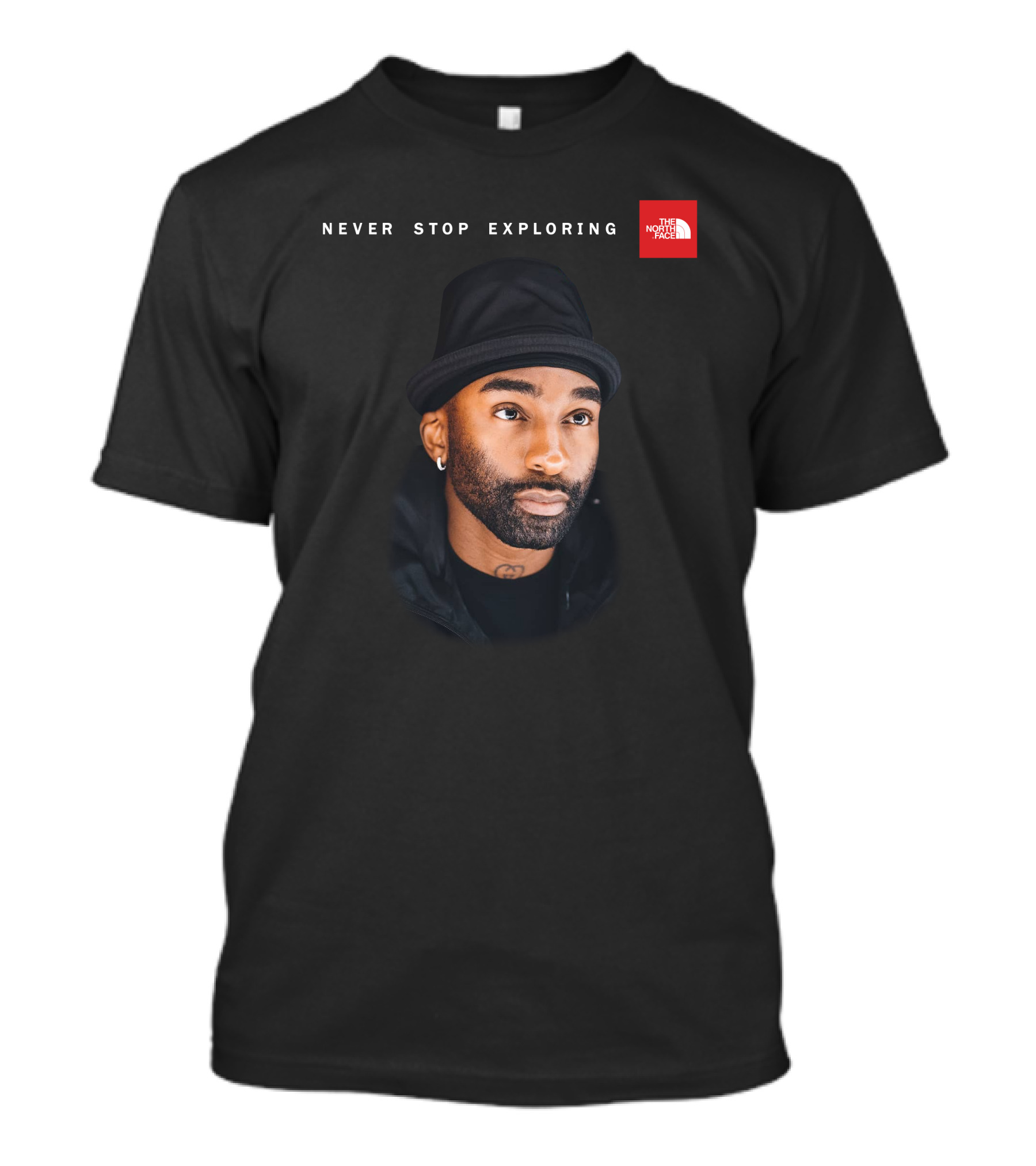 Never Stop Exploring The North Face Featuring Riky Rick Shaunkeyz T-Shirt
