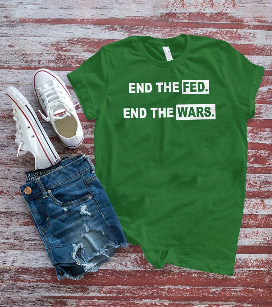 End The Fed End The Wars Shmichard Schmerez T-Shirt