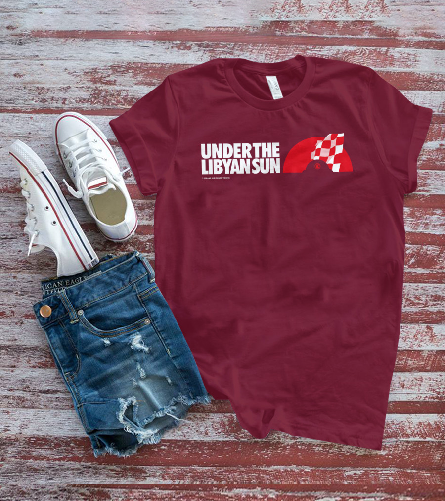 Ste Hoare Under The Libyan Sun Racing Checkered Flag T-Shirt