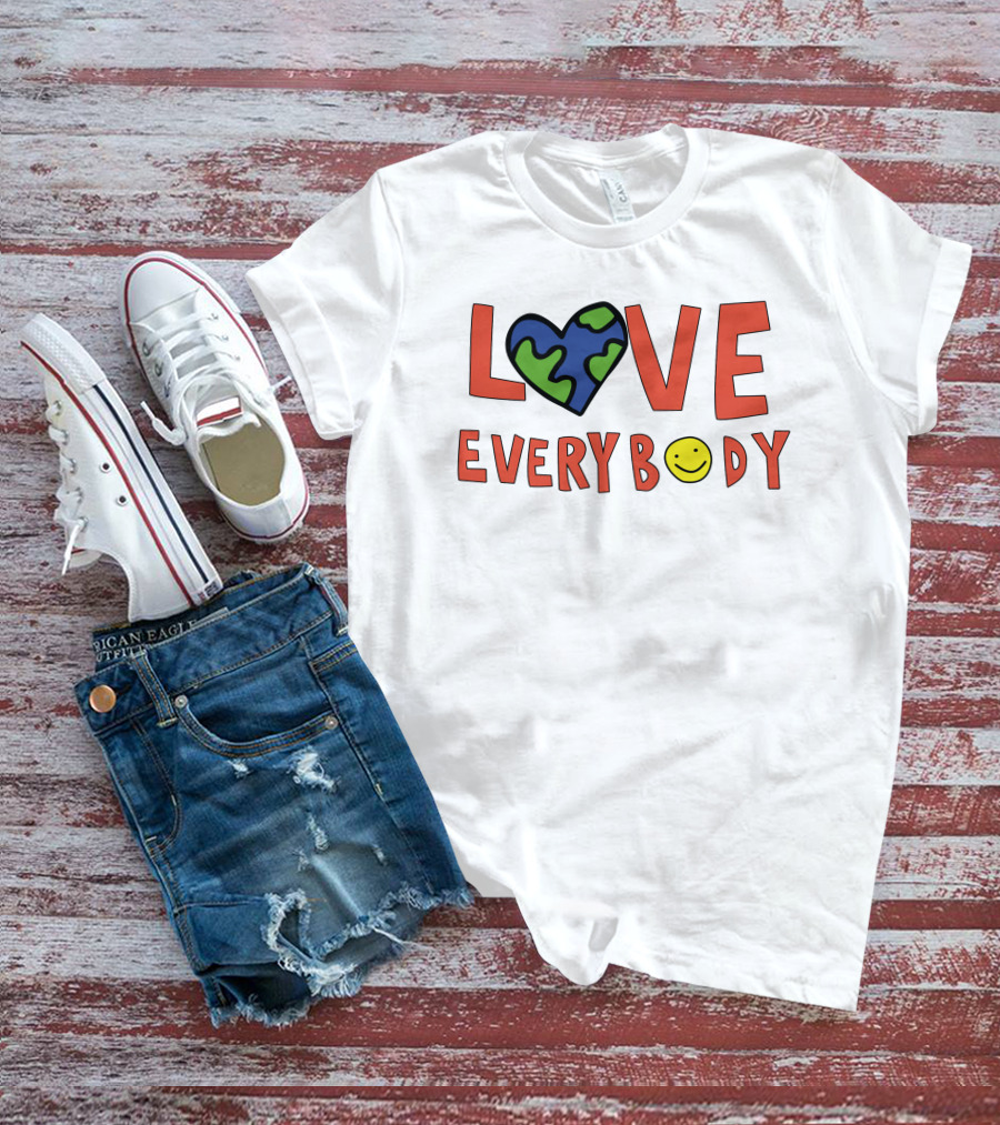 Marquez Valdes Scantling Love Everybody Heart Earth Smile Merch T-Shirt