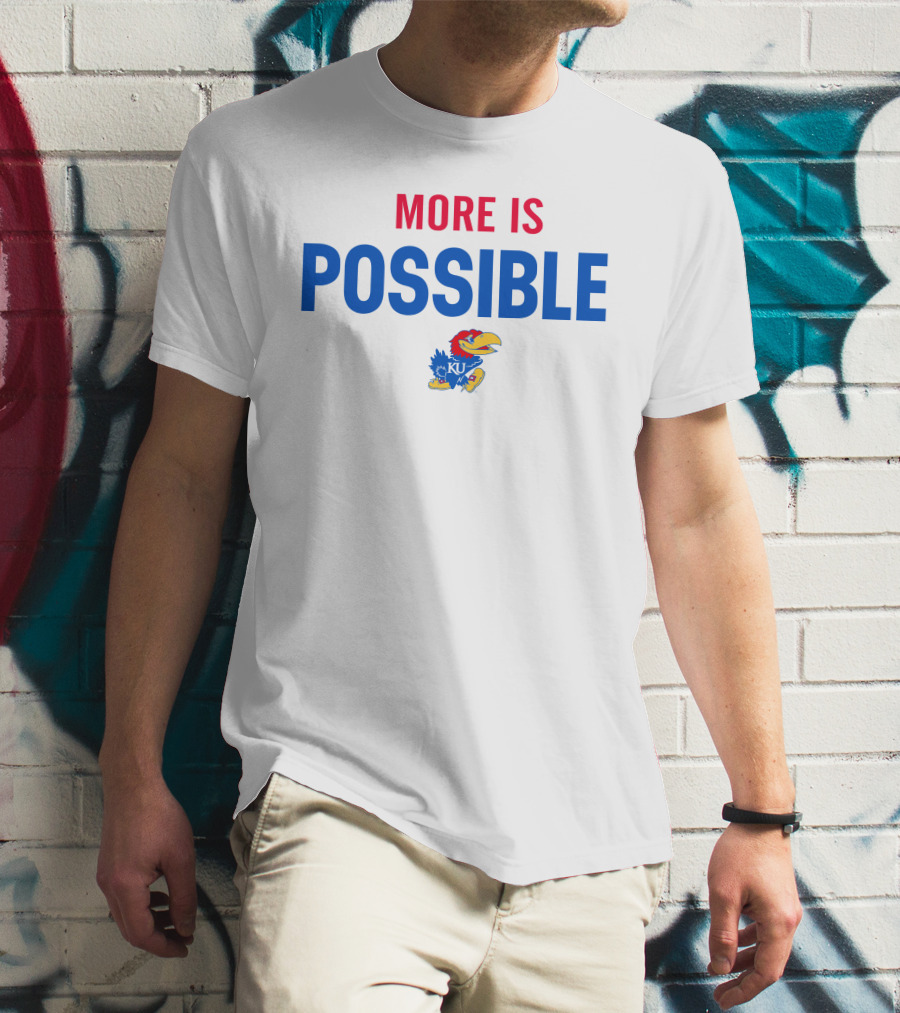More Is Possible Kansas Jayhawks Team Golf NCAA KU T-Shirt