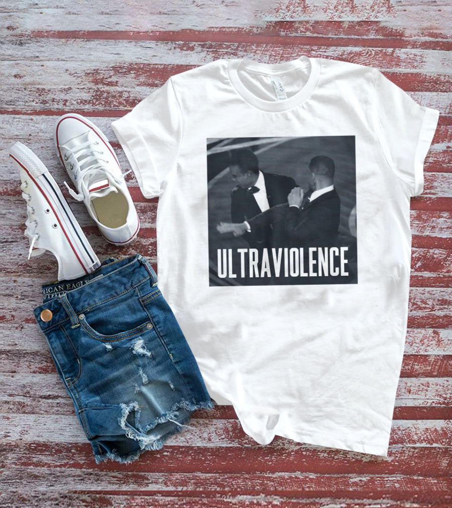 Ultraviolence He Hit Me And It Felt Like A Kiss Black And White Iconic Moment T-Shirt