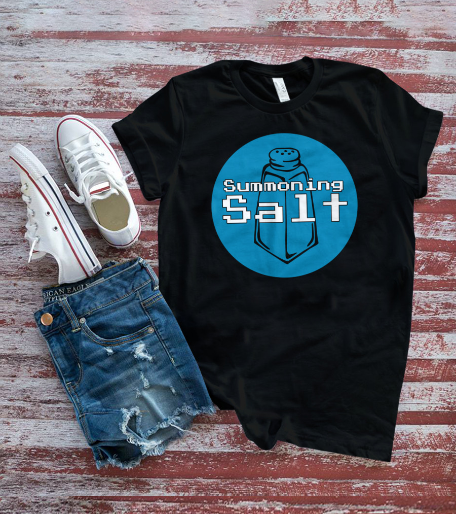 Summoning Salt Retro Gaming Icon With Pixel Art Salt Shaker T-Shirt