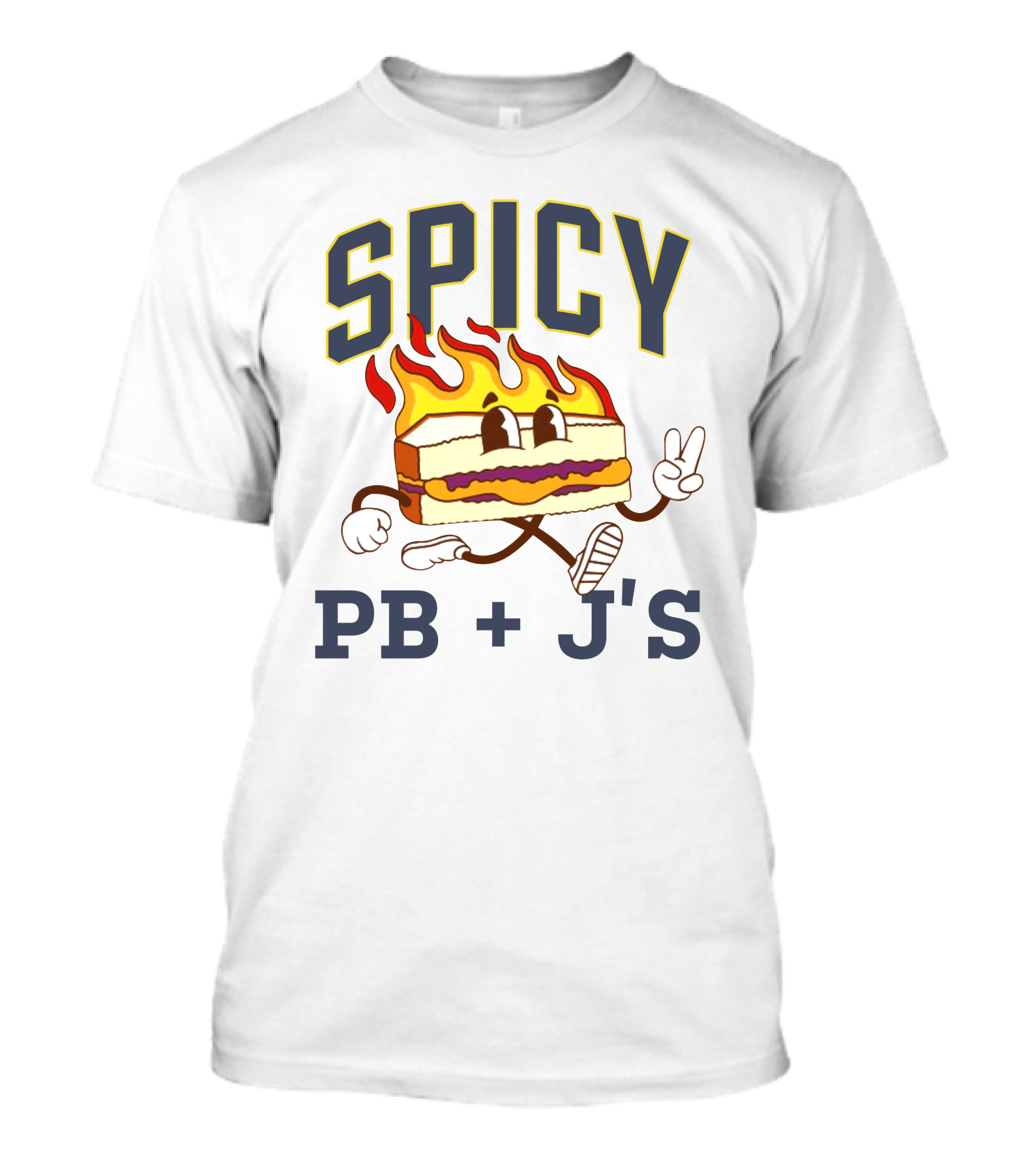 Kevin Kfc Clancy John Feits Feitelberg Spicy PB And J's Flamin’ Sandwich Character T-Shirt