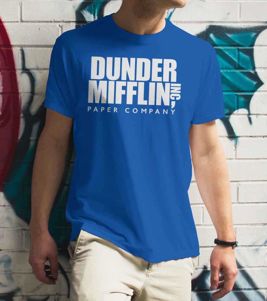Rainnwilson Dunder Mifflin Inc Paper Company T-Shirt