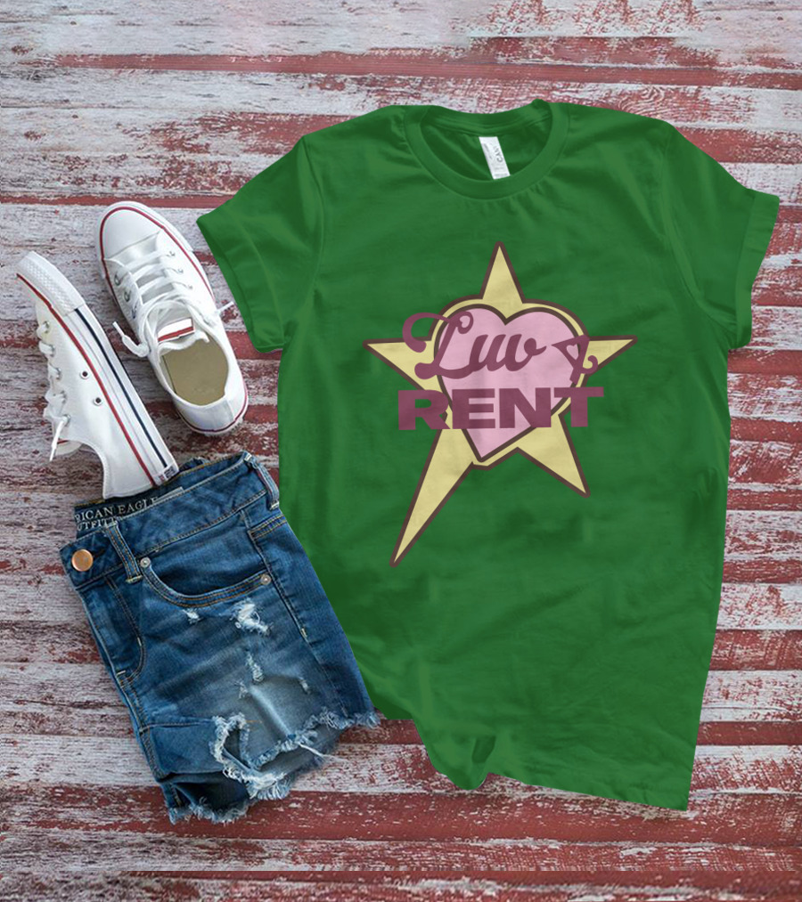Smino Luv 4 Rent Pink Heart Star T-Shirt