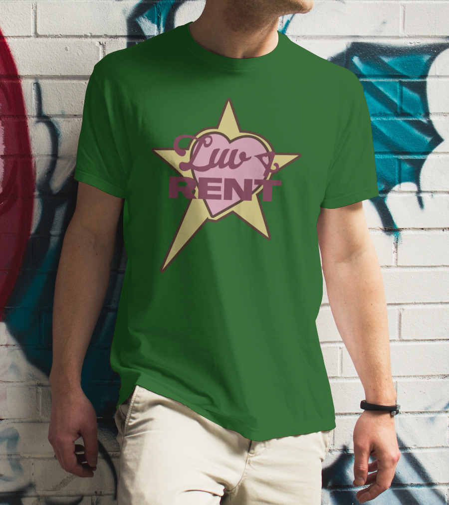 Smino Luv 4 Rent Pink Heart Star T-Shirt