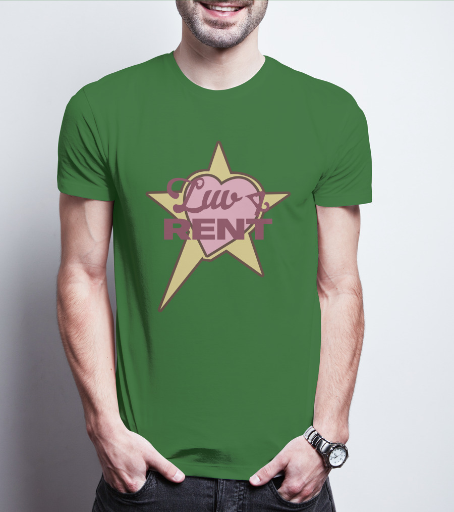 Smino Luv 4 Rent Pink Heart Star T-Shirt