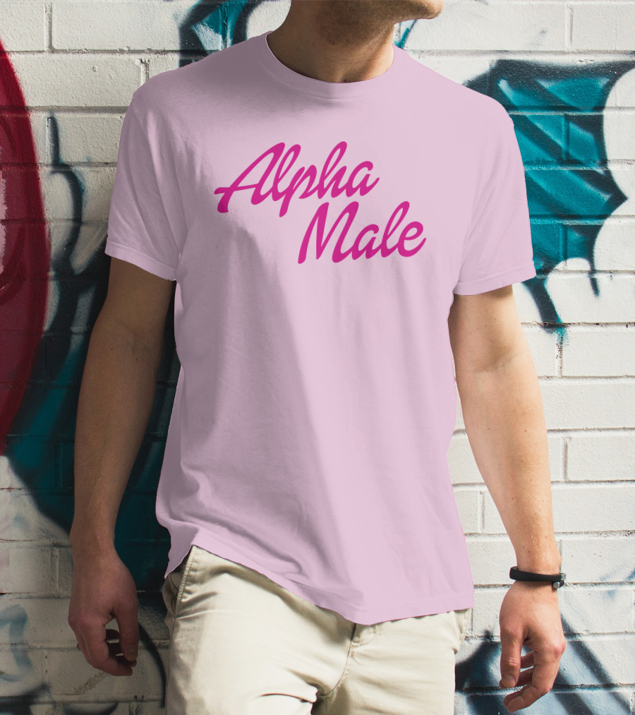 Alpha Male Brys Online Bryson Pink T-Shirt
