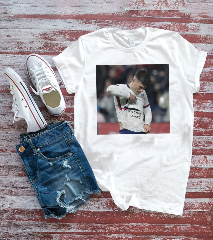 Usa Soccer It's Called Soccer Christian Pulisic Soccer T-Shirt