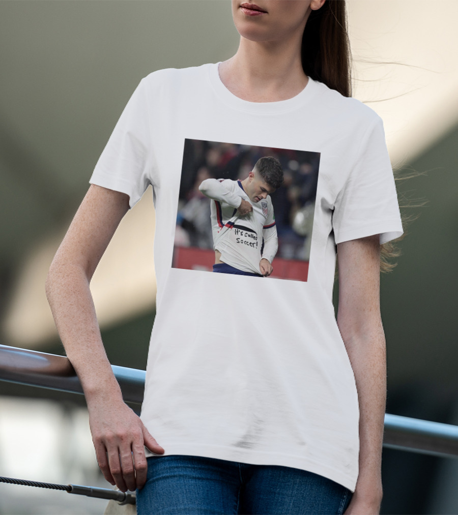 Usa Soccer It's Called Soccer Christian Pulisic Soccer T-Shirt