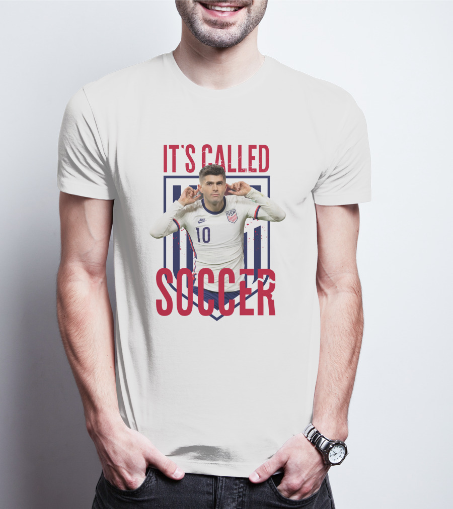 Christian Pulisic It's Called Soccer USA Soccer 10 Jersey T-Shirt