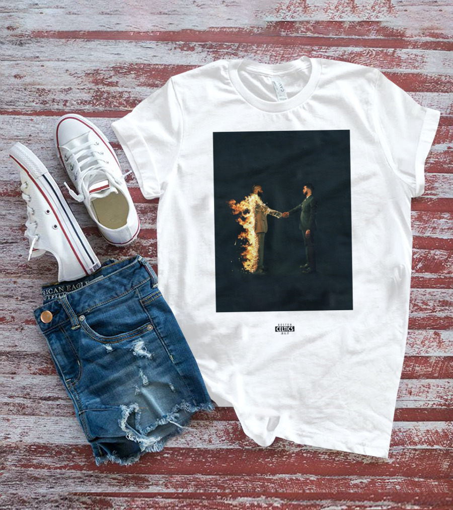 No Villains Only Heroes Boston Celtics Jaylen Brown Jayson Tatum T-Shirt