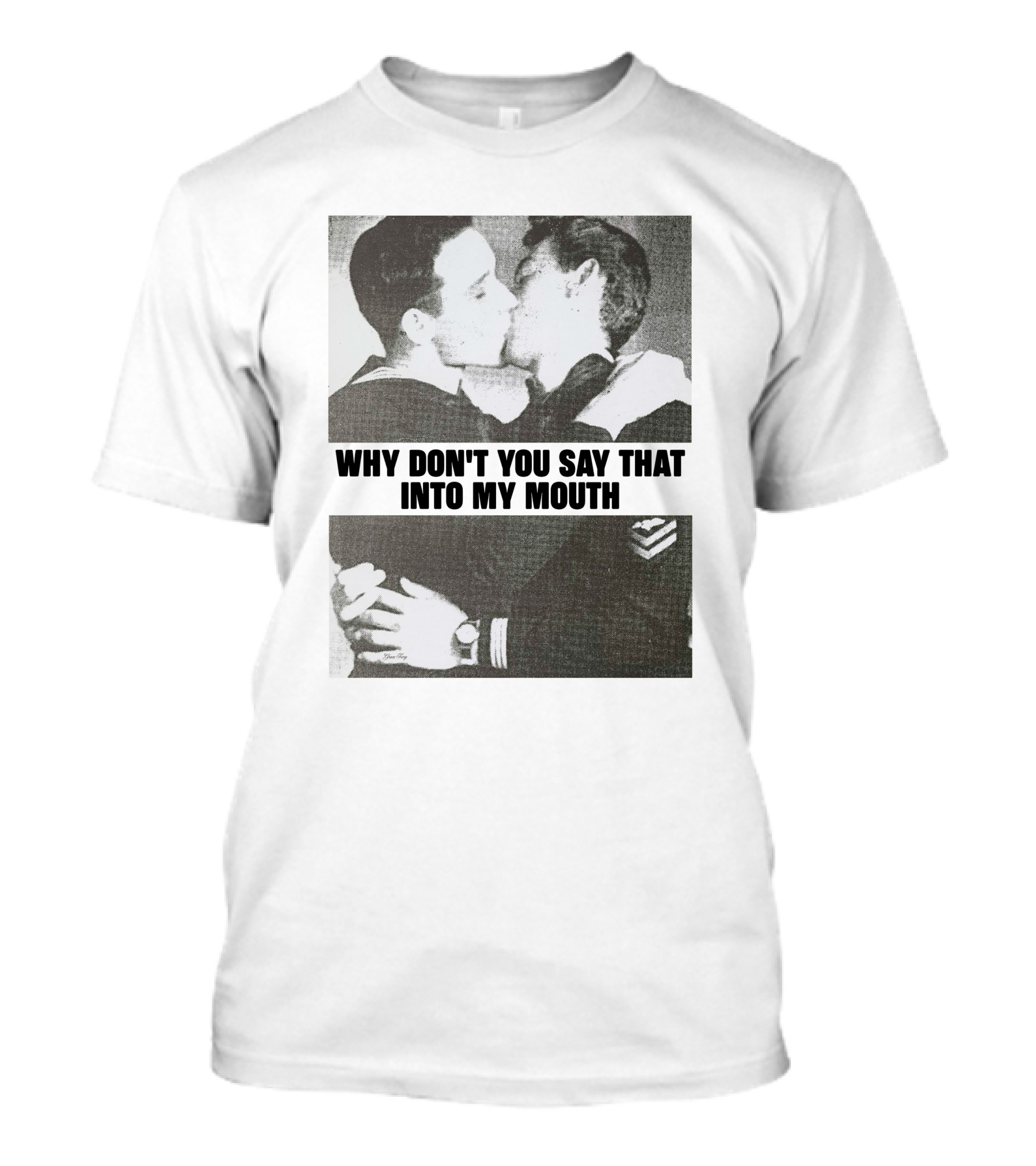 Why Don't You Say That Into My Mouth Frank Iero Must Die T-Shirt