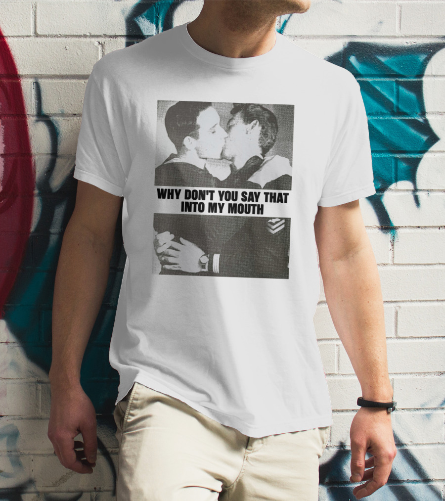 Why Don't You Say That Into My Mouth Frank Iero Must Die T-Shirt