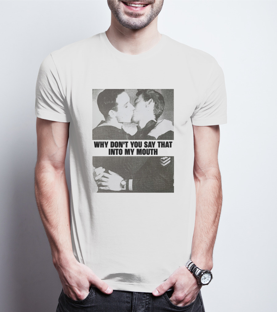 Why Don't You Say That Into My Mouth Frank Iero Must Die T-Shirt