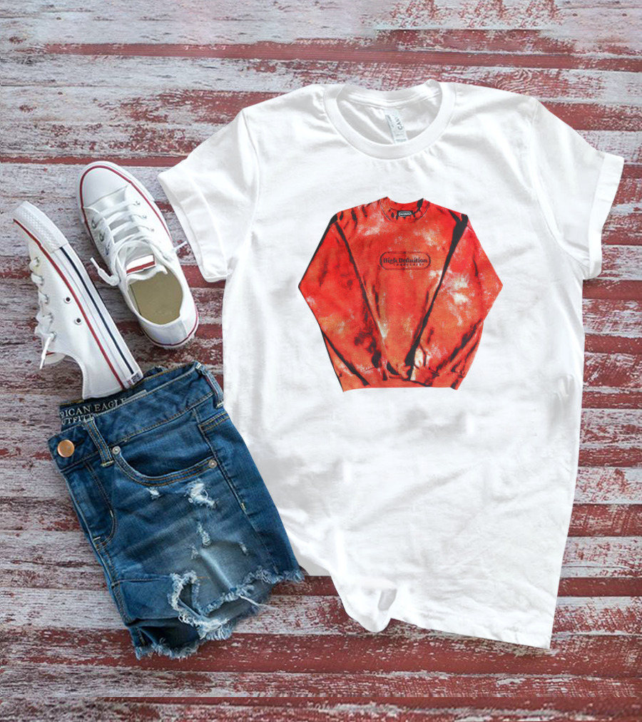 Hiidef3000 Hi Definition Red Black Tie Dye T-Shirt