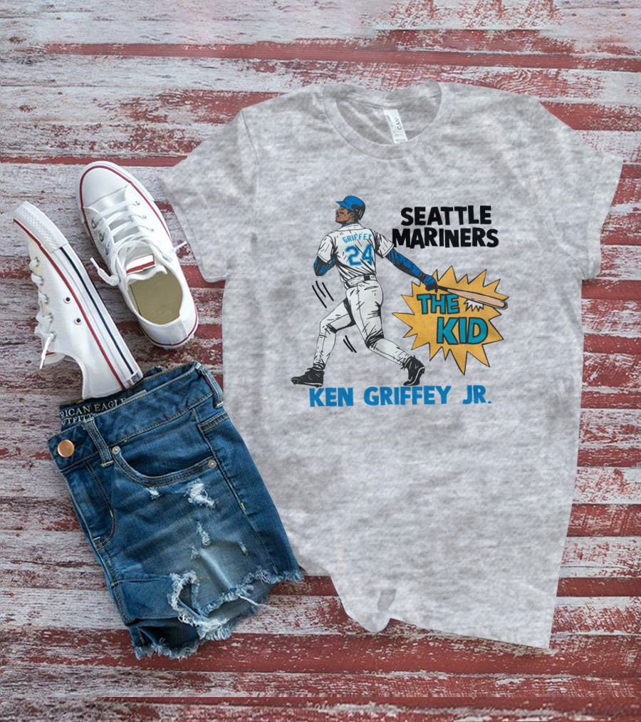 Seattle Mariners The Kid Ken Griffey Jr. 24 T-Shirt
