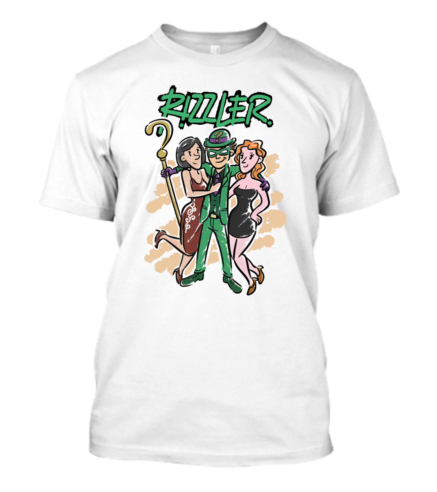 Rizzler Got Funny Merch Playful Villain With Stylish Women T-Shirt