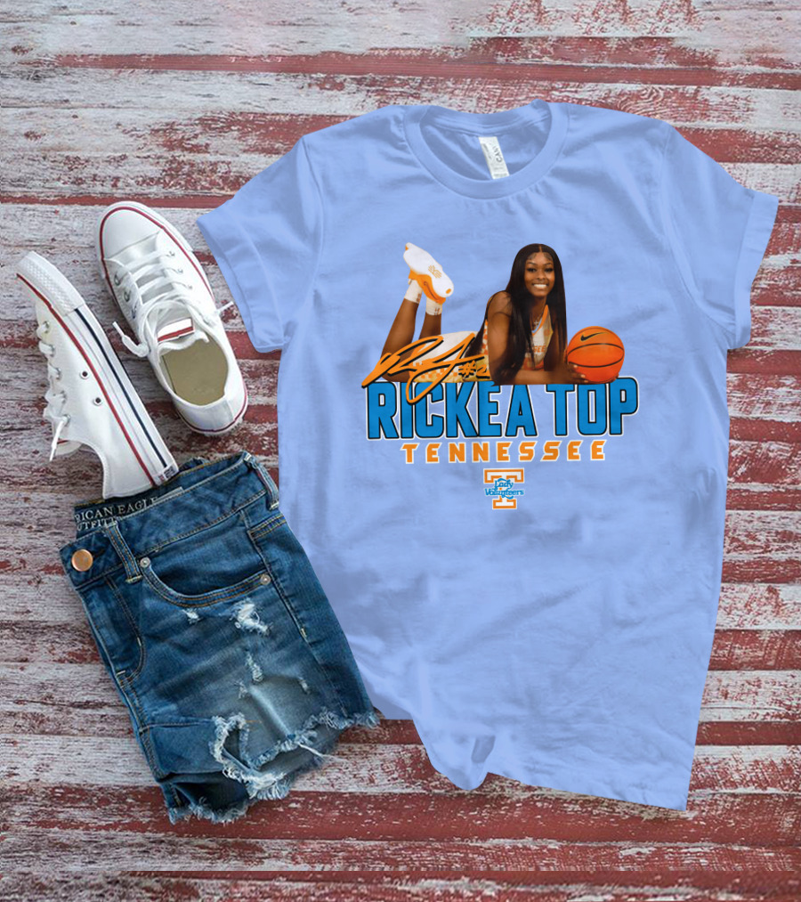Rickea Top Tennessee Lady Vols Basketball Orange Mountain T-Shirt