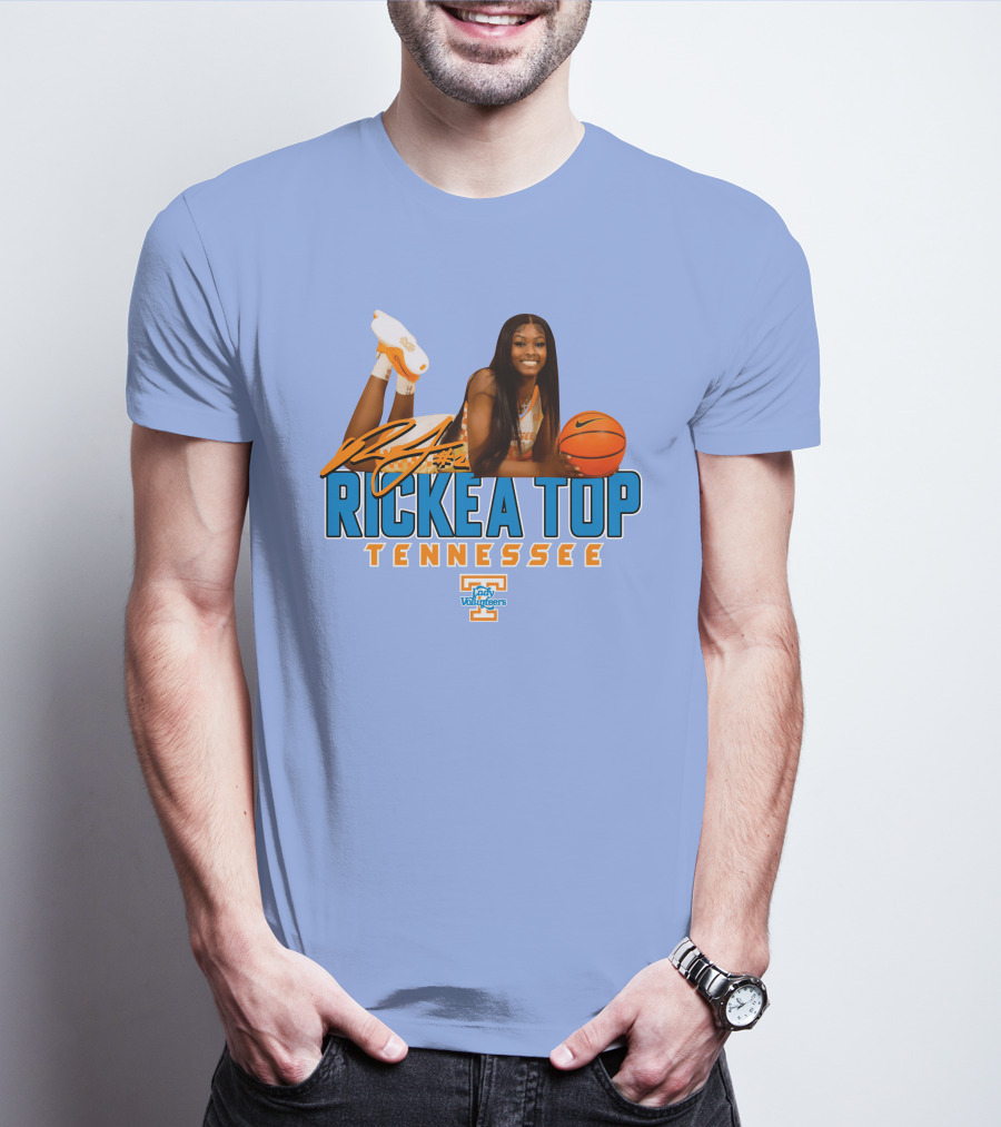 Rickea Top Tennessee Lady Vols Basketball Orange Mountain T-Shirt