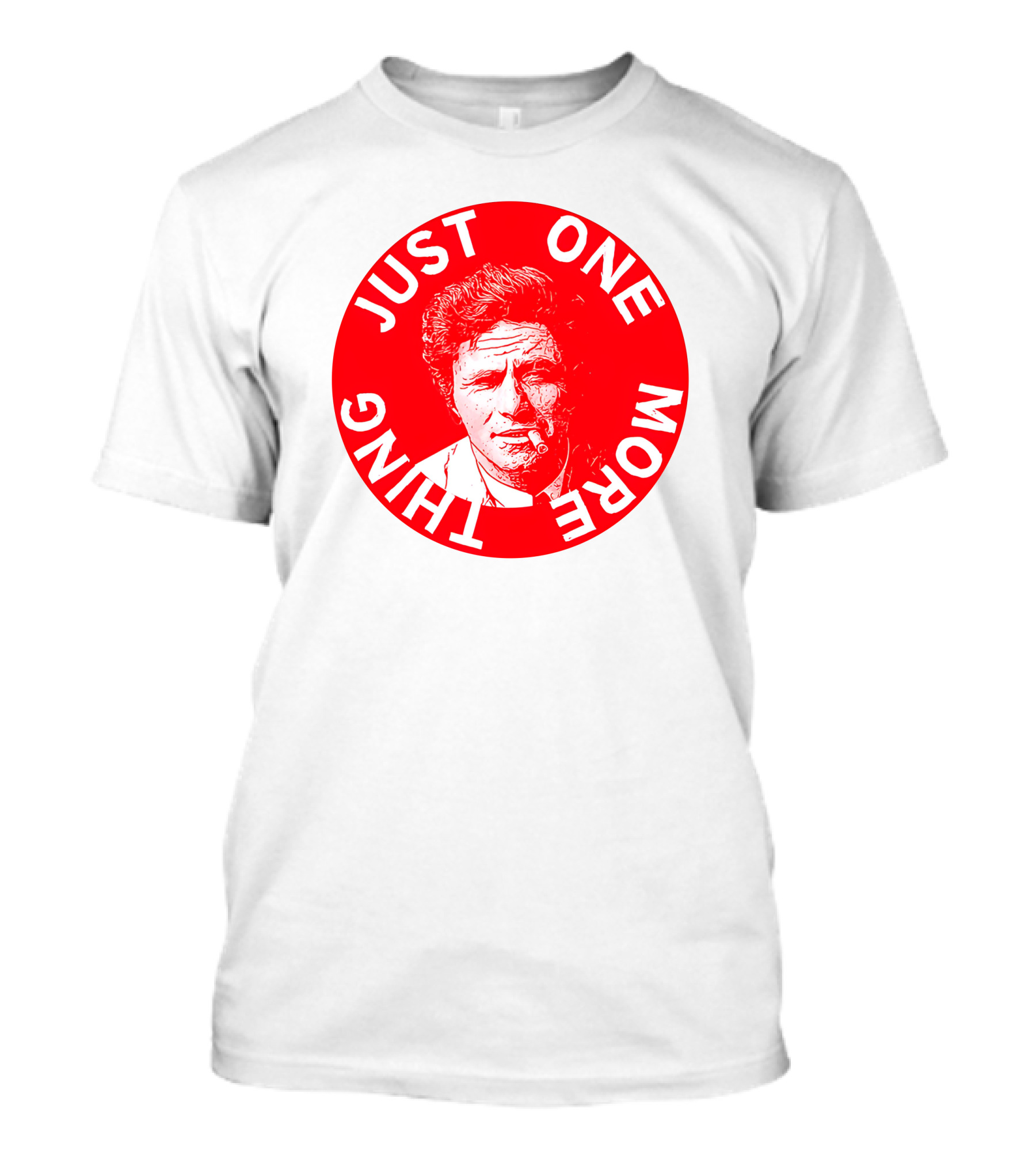 Just One More Thing Mysterious Bookshop Peter Falk T-Shirt