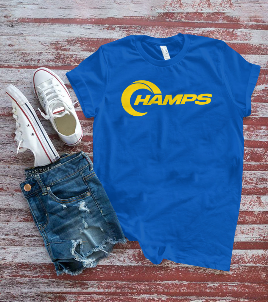 La Champs Danpatrick Yellow Crescent Rams Inspired Merch T-Shirt
