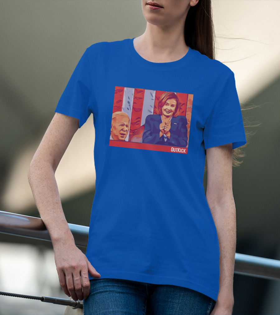 OutKick Creepy Pelosi Patriotic T-Shirt